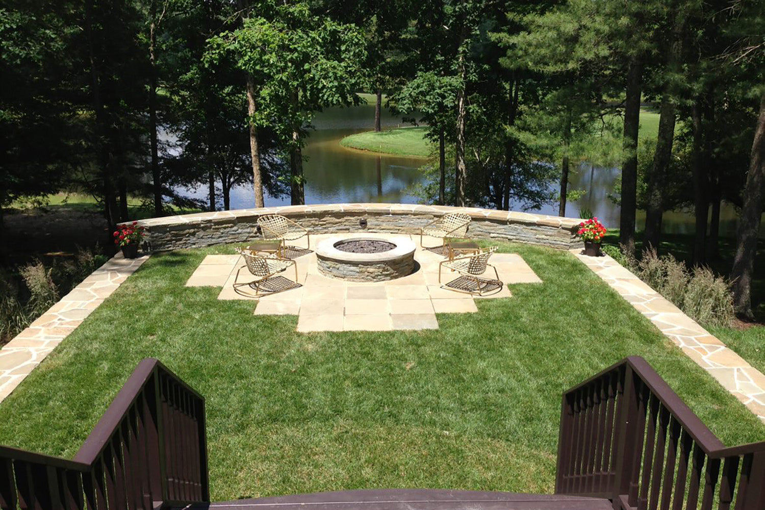 Waterfront Gas Fire Pit Customer Photos Fire Pit Outfitter