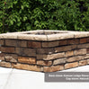 46″ Square Custom Stone Gas Fire Pit
