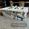 48″ x 30″ Rectangle Custom Stone Gas Fire Pit