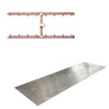 Warming Trends Crossfire H-Style Brass Gas Fire Pit Burners - 5 Sizes