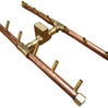 Warming Trends Crossfire H-Style Brass Gas Fire Pit Burners - 5 Sizes