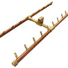Warming Trends Crossfire H-Style Brass Gas Fire Pit Burners - 5 Sizes