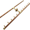 Warming Trends Crossfire H-Style Brass Gas Fire Pit Burners - 5 Sizes