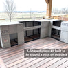 Custom DIY BBQ Island Frame (Any Size)
