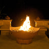 Manta Ray Gas Fire Pit by Fire Pit Art