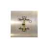 60K BTU 9″ x 6.75″ Universal Crossfire Brass Burner