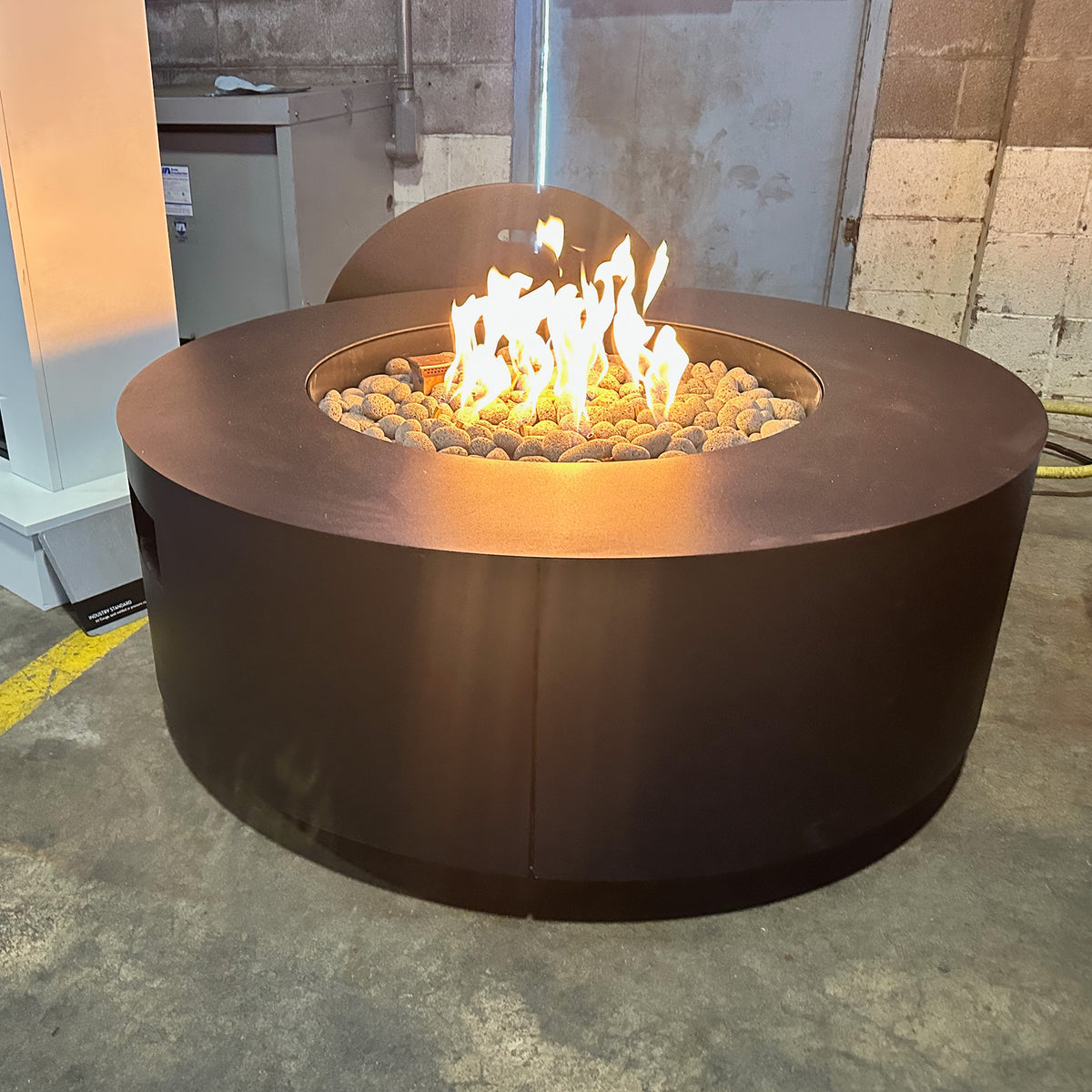 Aon Steel Round Fire Pit 48"