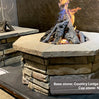 42″ Octagon Custom Stone Gas Fire Pit
