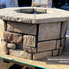42″ Octagon Custom Stone Gas Fire Pit
