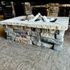 48″ x 30″ Rectangle Custom Stone Gas Fire Pit