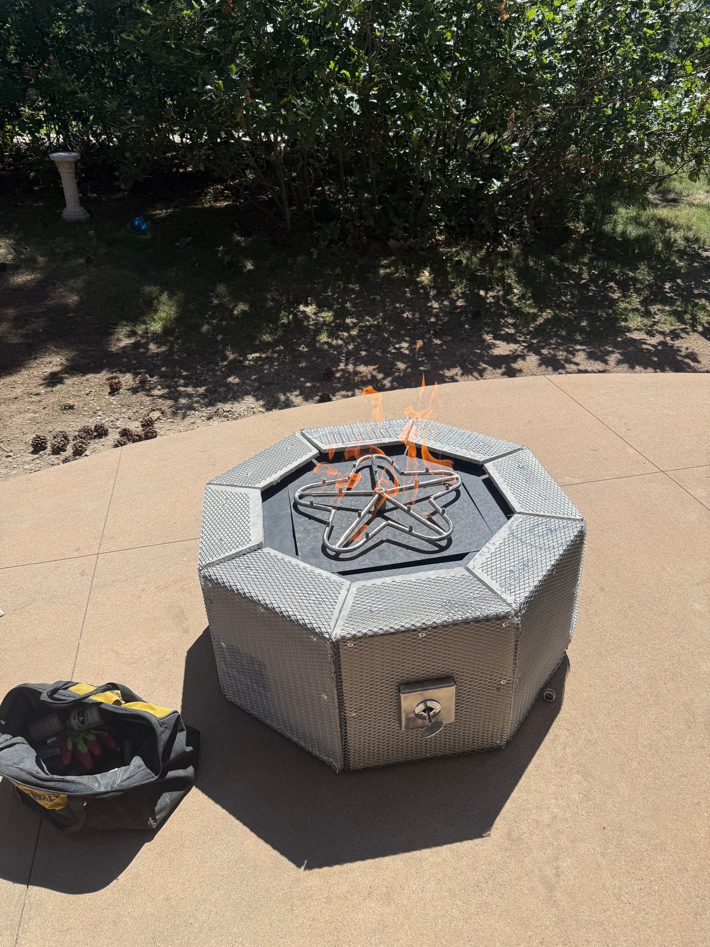 Custom Square Fire Pit Kit 27″