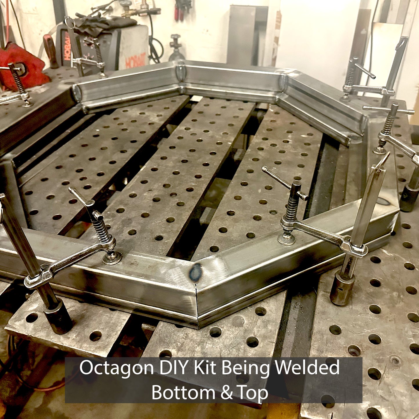 Custom Octagon Fire Pit Kit 33″