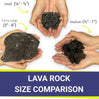 Extra Large Black Lava Rock