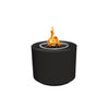 Beverly Powder Coated Steel Gas Fire Pit- Round (3 sizes)
