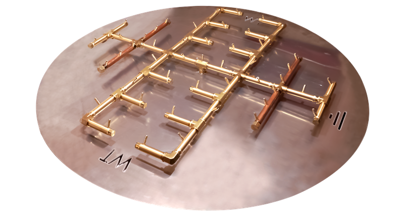 450K BTU Warming Trends Crossfire Burner System, 60″ Pan