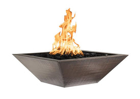 Maya Square Copper Gas Fire Pit- 3 sizes available
