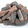 30" Deluxe Split Bark Log Set
