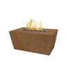 Mesa Cor-Ten Steel Rectangle Gas Fire Pit (3 sizes)
