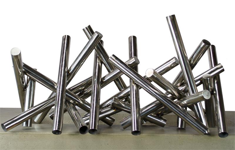 The Outdoor Plus Stainless Steel Double Fire Logs