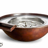 Tempe Round Copper Gas Fire and Water Bowl