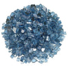 Pacific Blue Reflective Fire Glass 1/2"