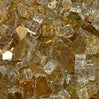 Gold Reflective Fire Glass 1/2"