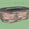 Custom Rectagon Fire Pit Kit 52″ x 33″