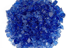 Cobalt Blue Fire Glass 1/2"