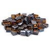 Copper Luster Cubes Fire Glass 2.0