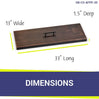 Rectangular Oil Rubbed Bronze Drop In Pan Covers- AFG
