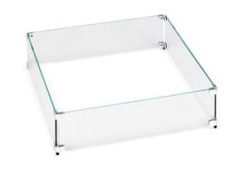 Square Tempered Glass Wind Guard for 30" Pan (sale)