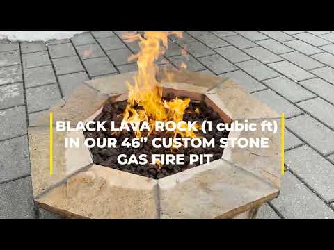 Black Lava Rock (1 cubic foot)