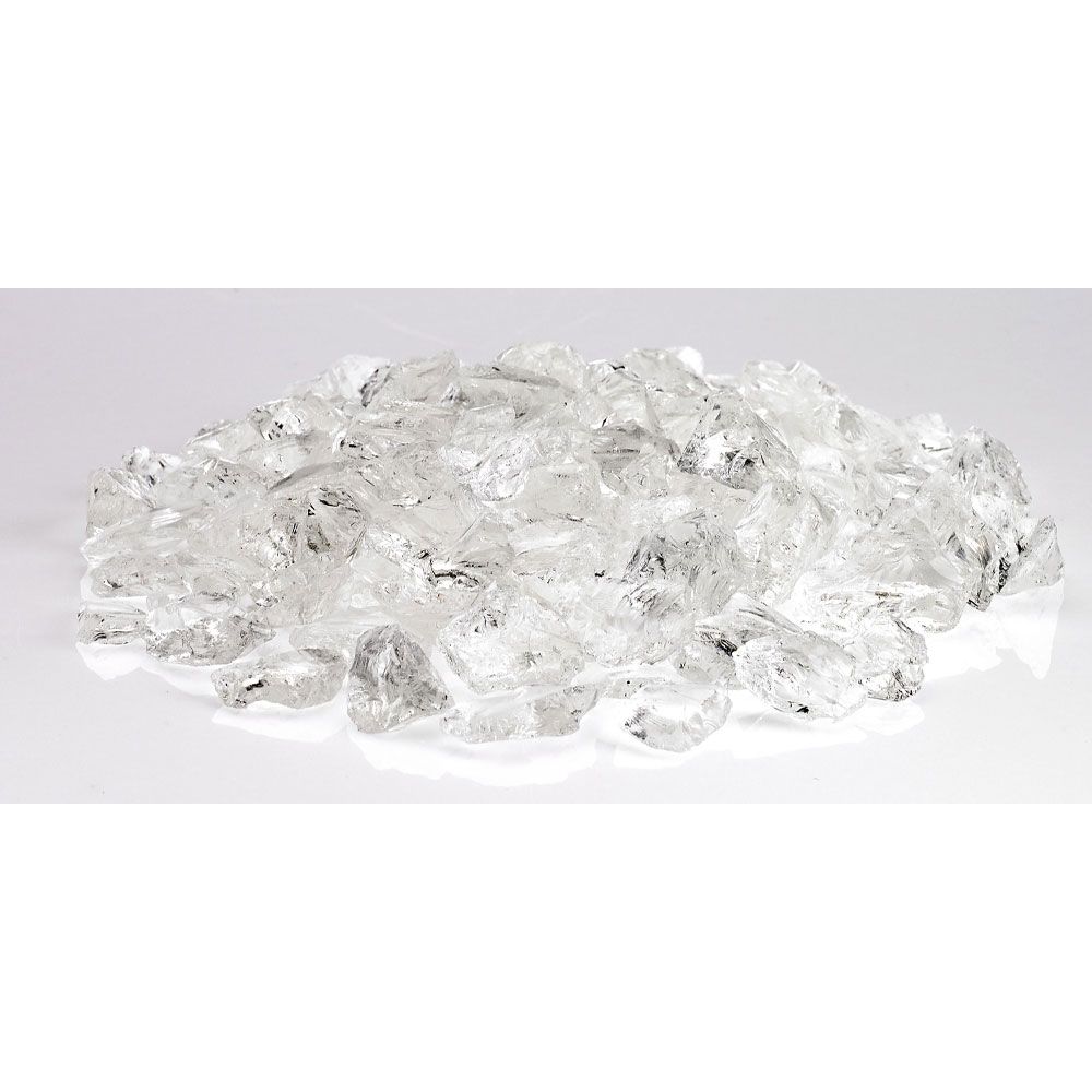 Ice Recycled Fire Glass 3/4"