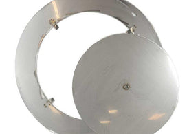 Burner Pan With Installation Collar. Stainless Steel 18-24″