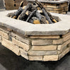 61″ x 42″ Rectagon Custom Stone Gas Fire Pit