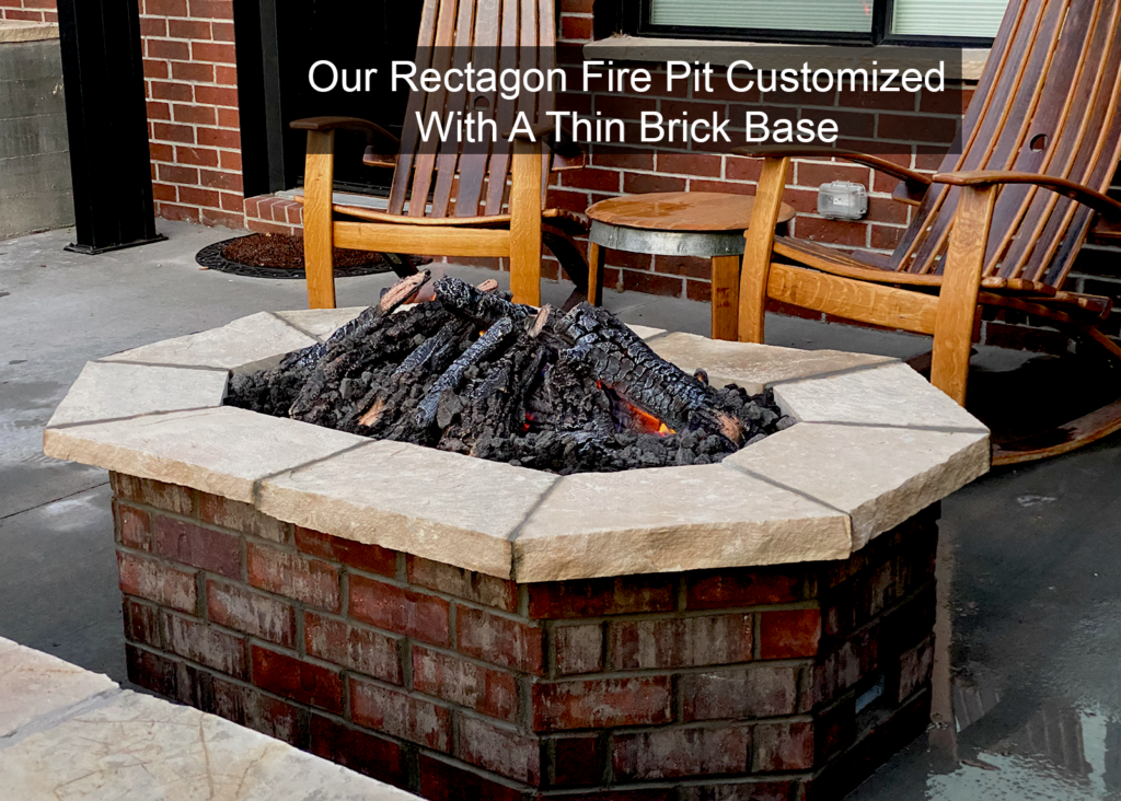 Custom Rectagon Fire Pit Kit 52″ x 33″