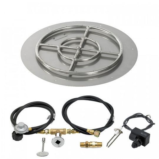 Round Flat Pan with Spark Ignition Kits