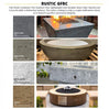 48" Cazo Gas Fire Pit - Narrow Ledge