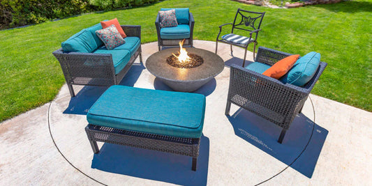 outdoor propane firepit