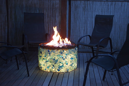 Illuminated Gas Fire Pit | Customer Photos