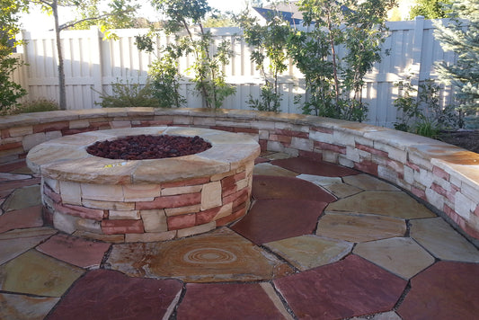 Stone Veneer Fire Pit | Customer Photos