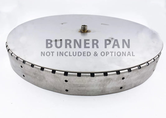 How to build a gas fire pit. Installation Collars & Burner Pans