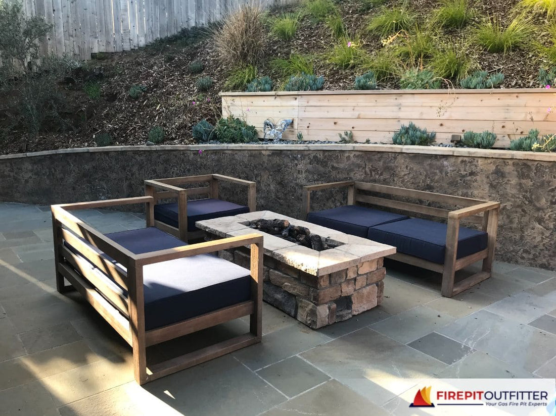 The fire pit extends our outdoor enjoyment time!