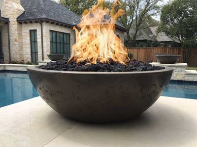 Pool-Side Gas Fire Pits