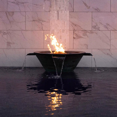 Water Fountain & Fire Pit