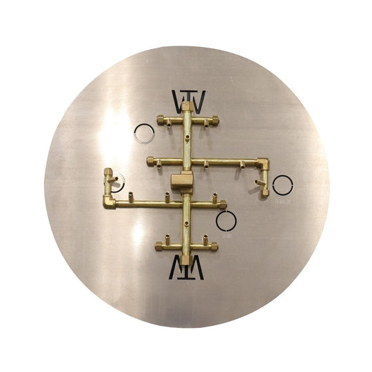 140K BTU 13.5″ X 13.5″ Universal Crossfire Brass Burner