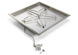 24″ Square Drop In Match Lit Fire Pit Kit