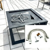 Custom Square Fire Pit Kit 27″