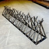 48" Linear Fire Twig Sculpture