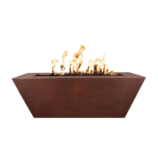 Mesa Copper Rectangle Gas Fire Pit (3 sizes available)